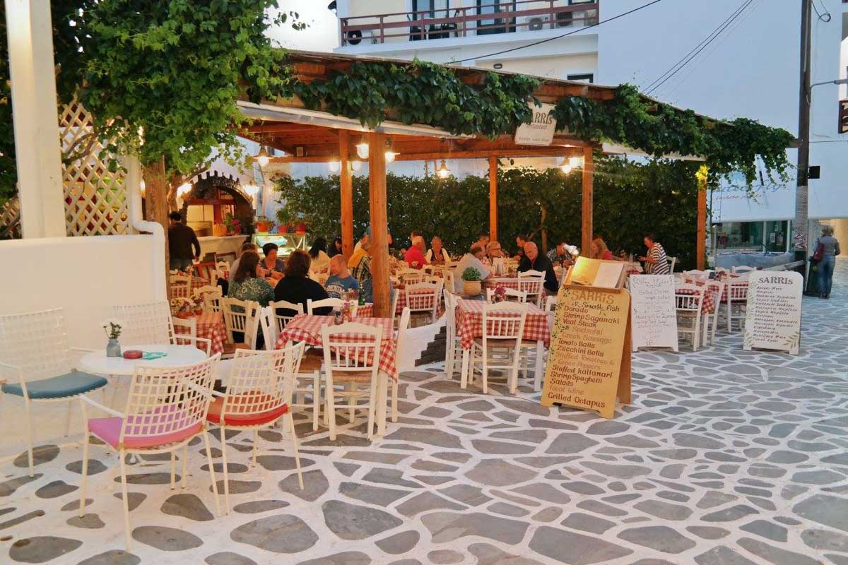 Sarris Tavern in Naxos Greece