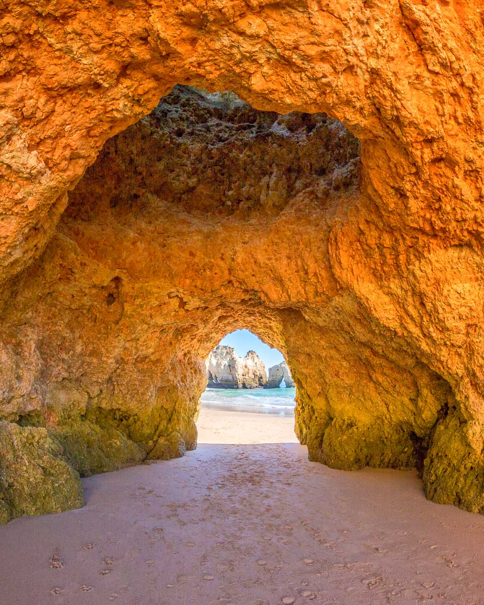 The Benagil Caves seen on a boat tour in Portugal