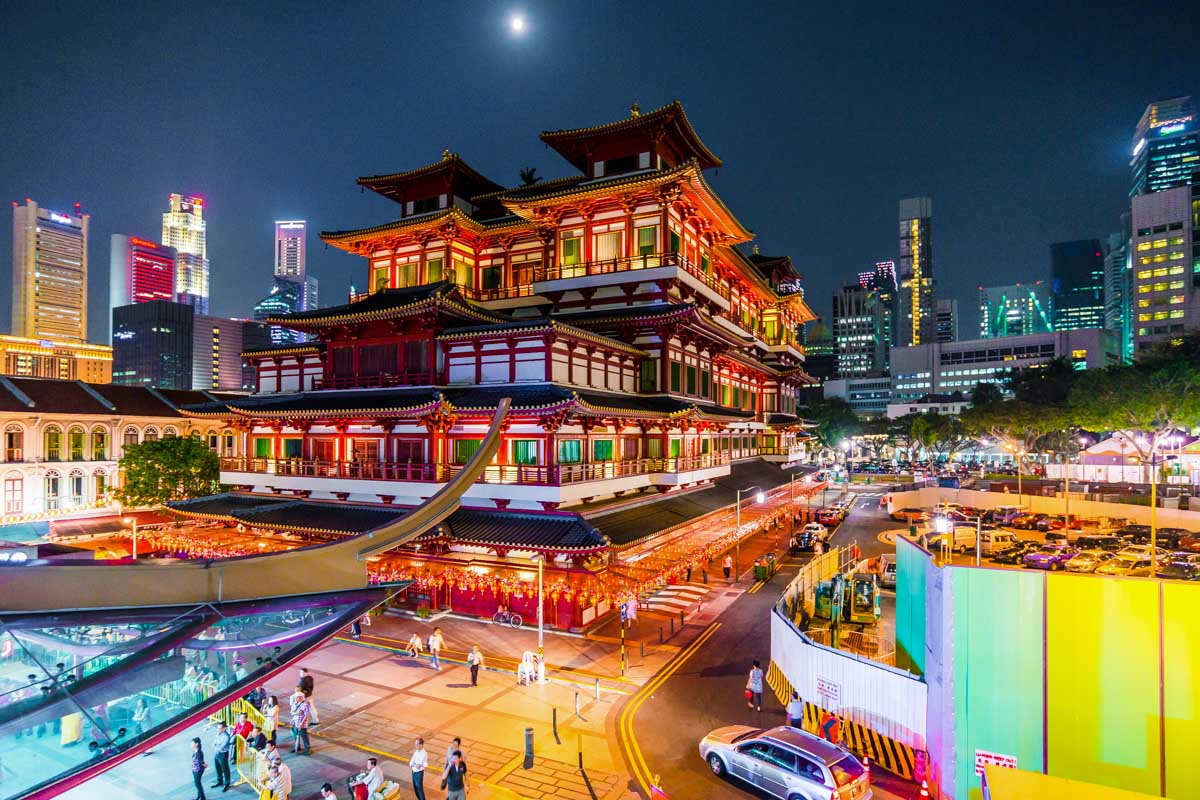 The Buddha Tooth Relic Temple in Singapore (2)