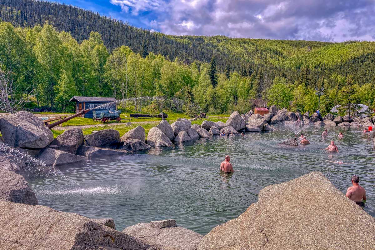 The Chena Hotsprings seen in Fairbanks Alaska (1)