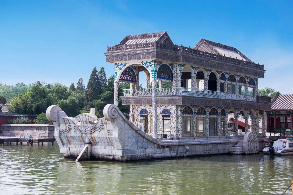 The Marble boat at Summer Palace, Beijing, China