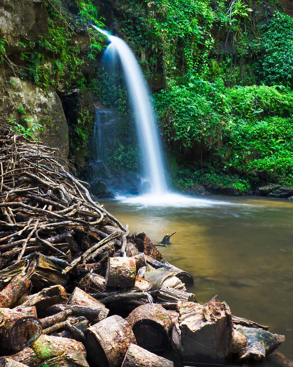 The Mon Tha Than waterfall in Chiang Mai Thailand