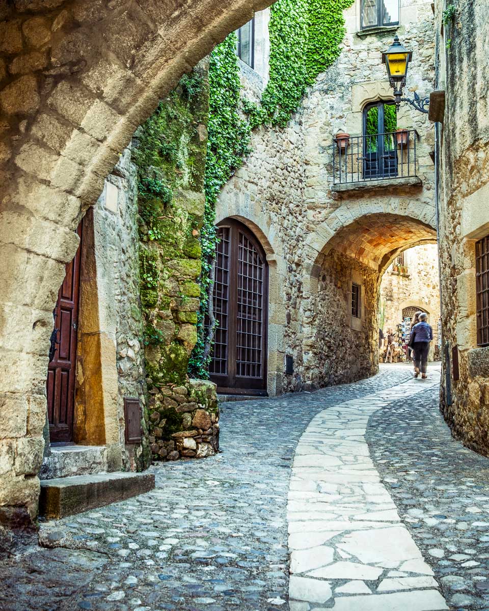 The town of Pals seen in Spain