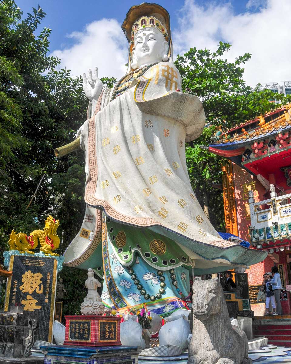 Tin Hau Temple in Hong Kong China