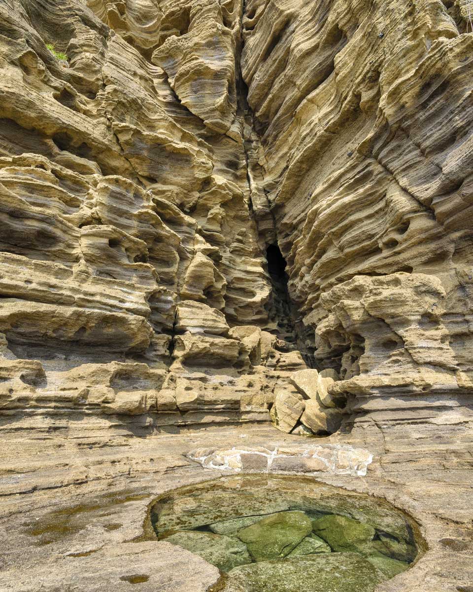 Yongmeori Coast seen on a tour of Jeju South Korea