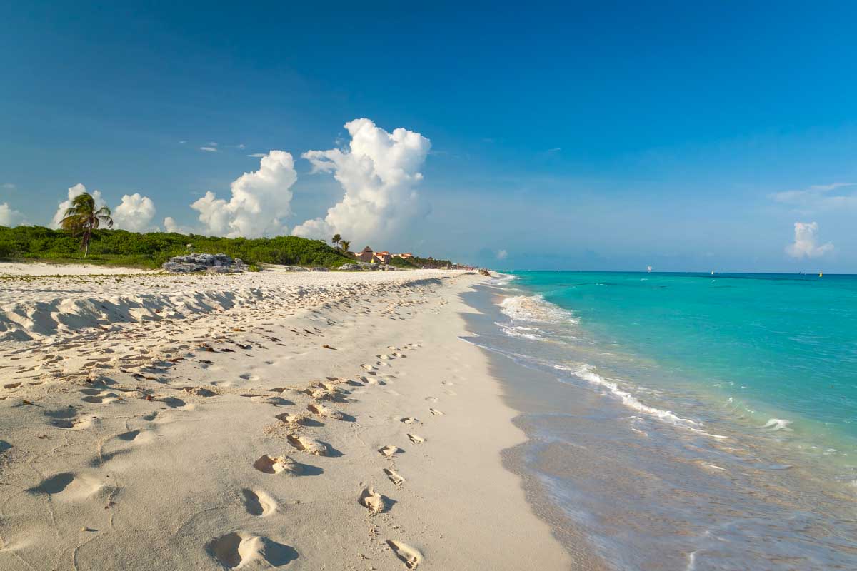 A beach in Playacar Playa del Carmen Mexico