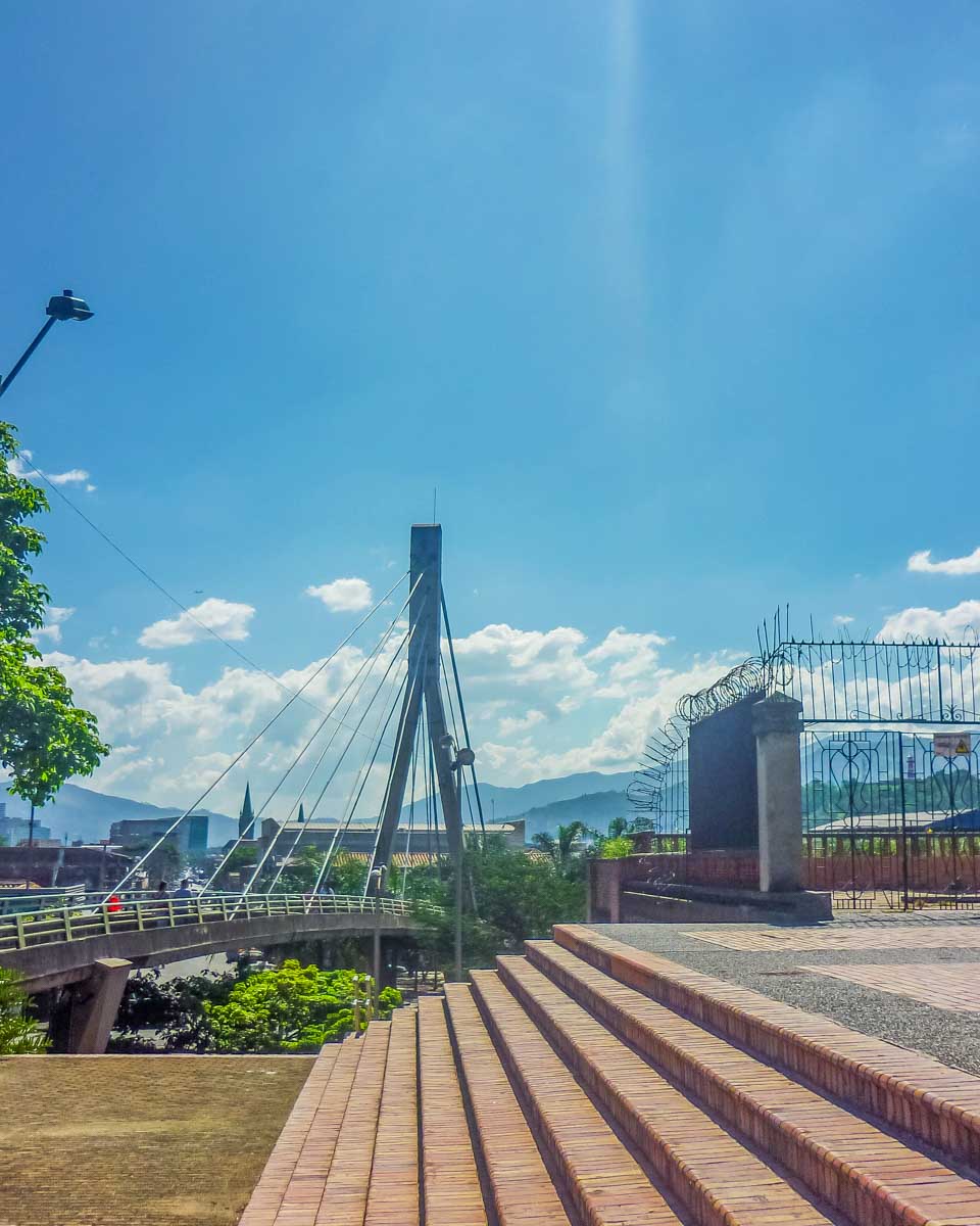 A bridge in Medellin Colombia