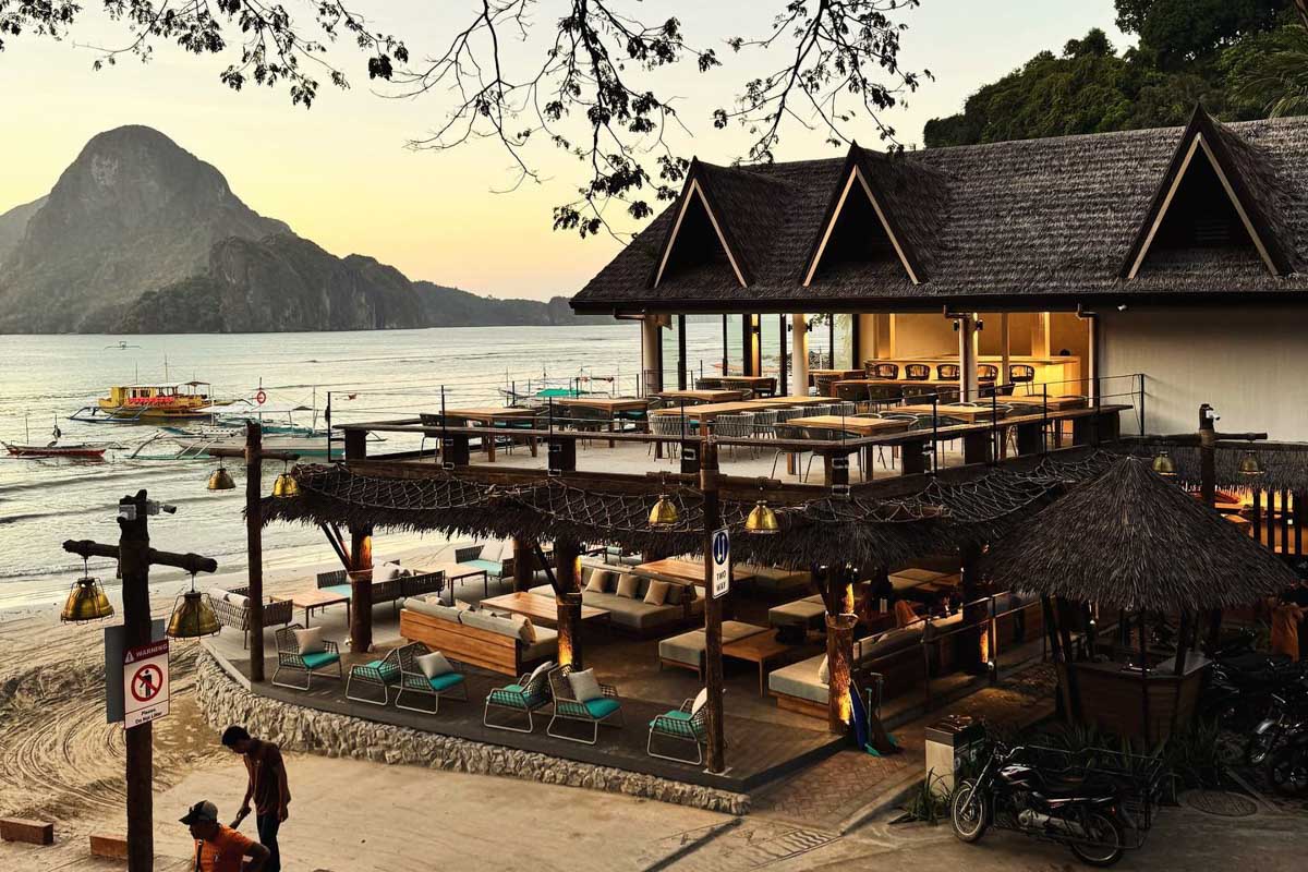 AP KALA beach bar & modern cafe in El Nido Philippines