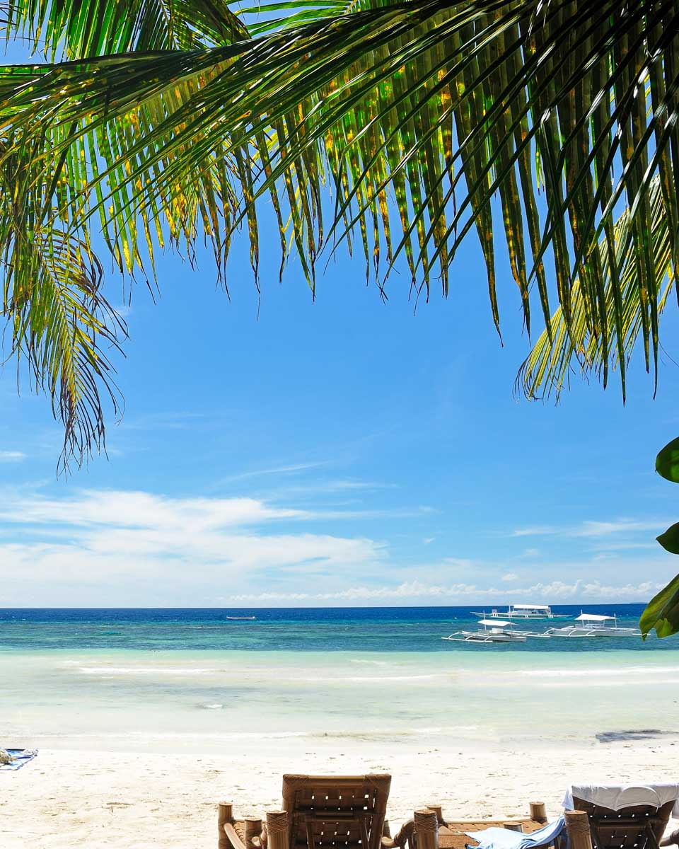 Alona Beach in Bohol Philippines