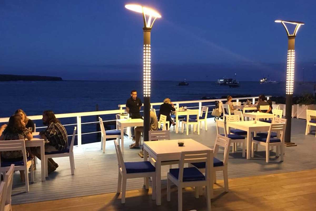 Bahía Mar Restaurant in Galapagos Ecuador