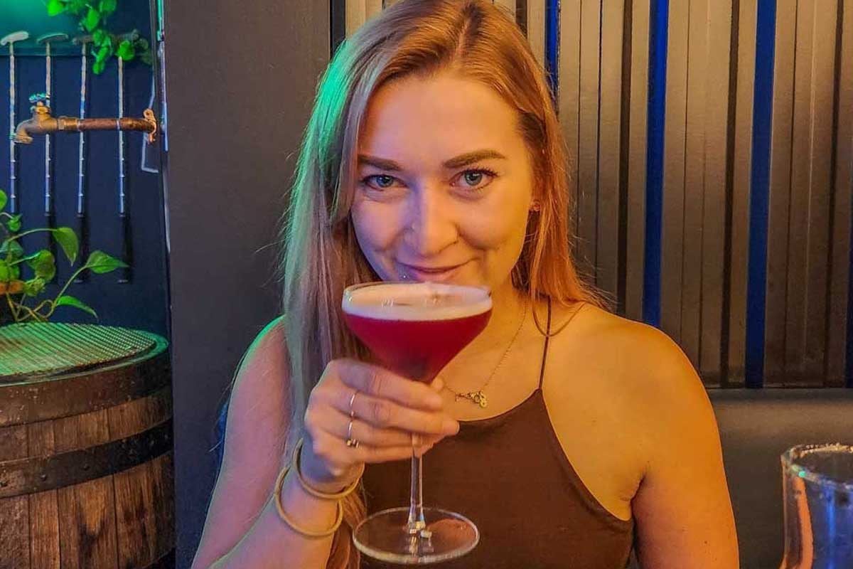 Bailey-sips-a-cocktail-in-Ho Chi Minh Vietnam