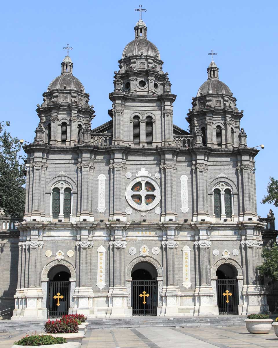 Cathedral of Wangfujing in Beijing China