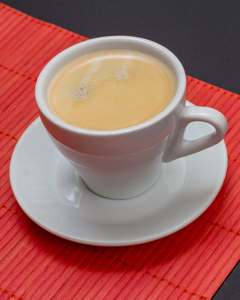 Espresso at the Coffee Museum on a tour from Sao Paulo Brazil