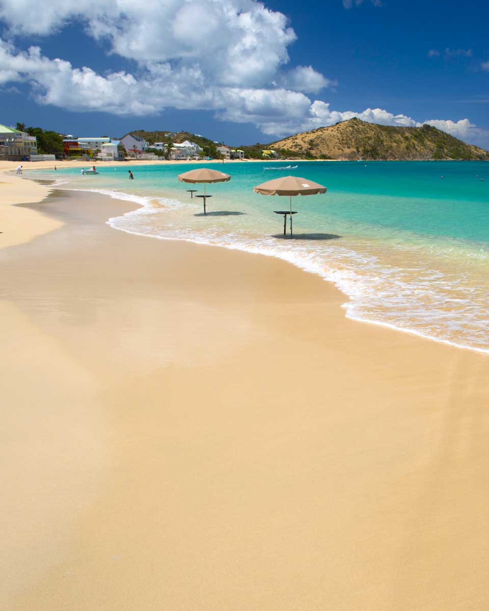 Grand Case Beach on Saint Martin