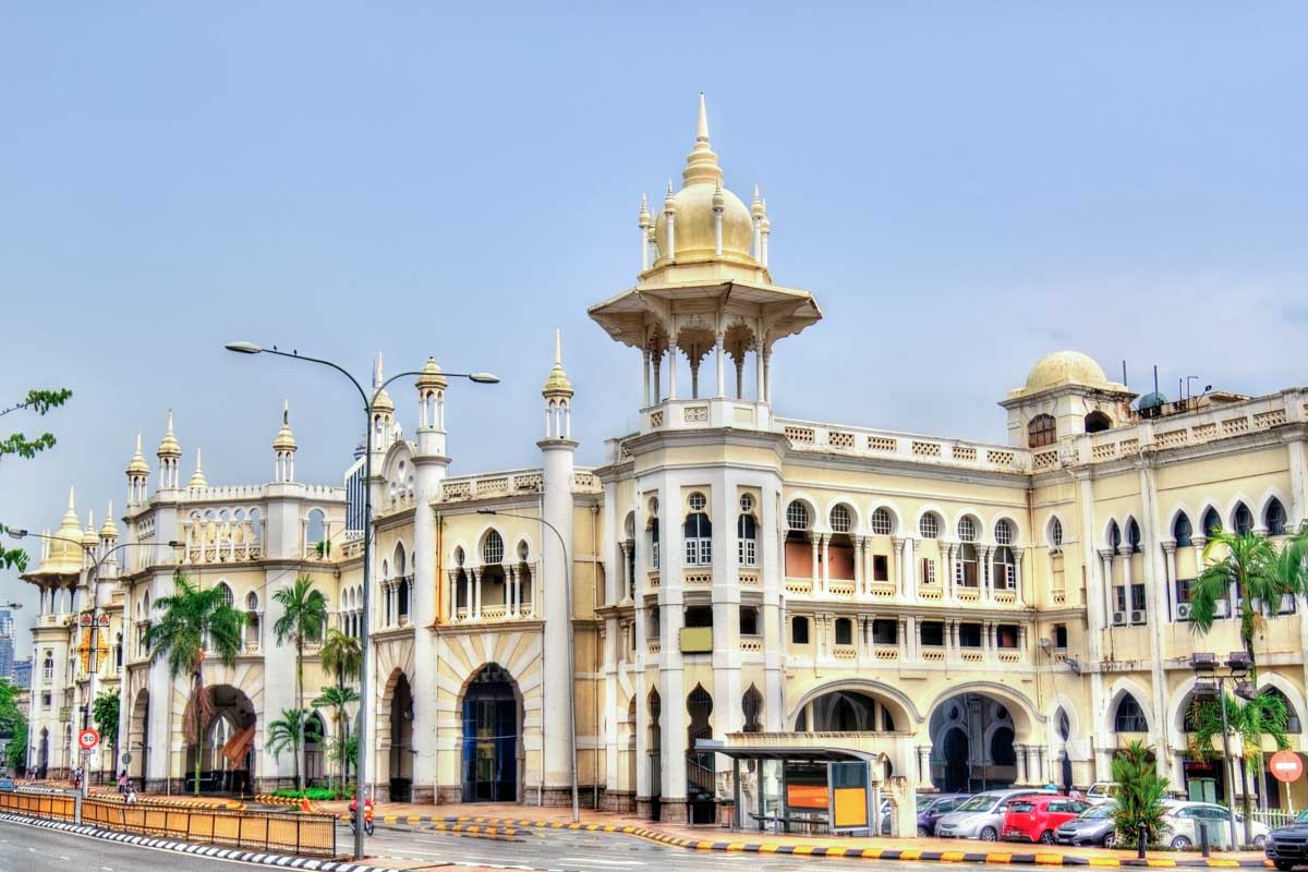 Kuala Lumpur old railway station in Malaysia