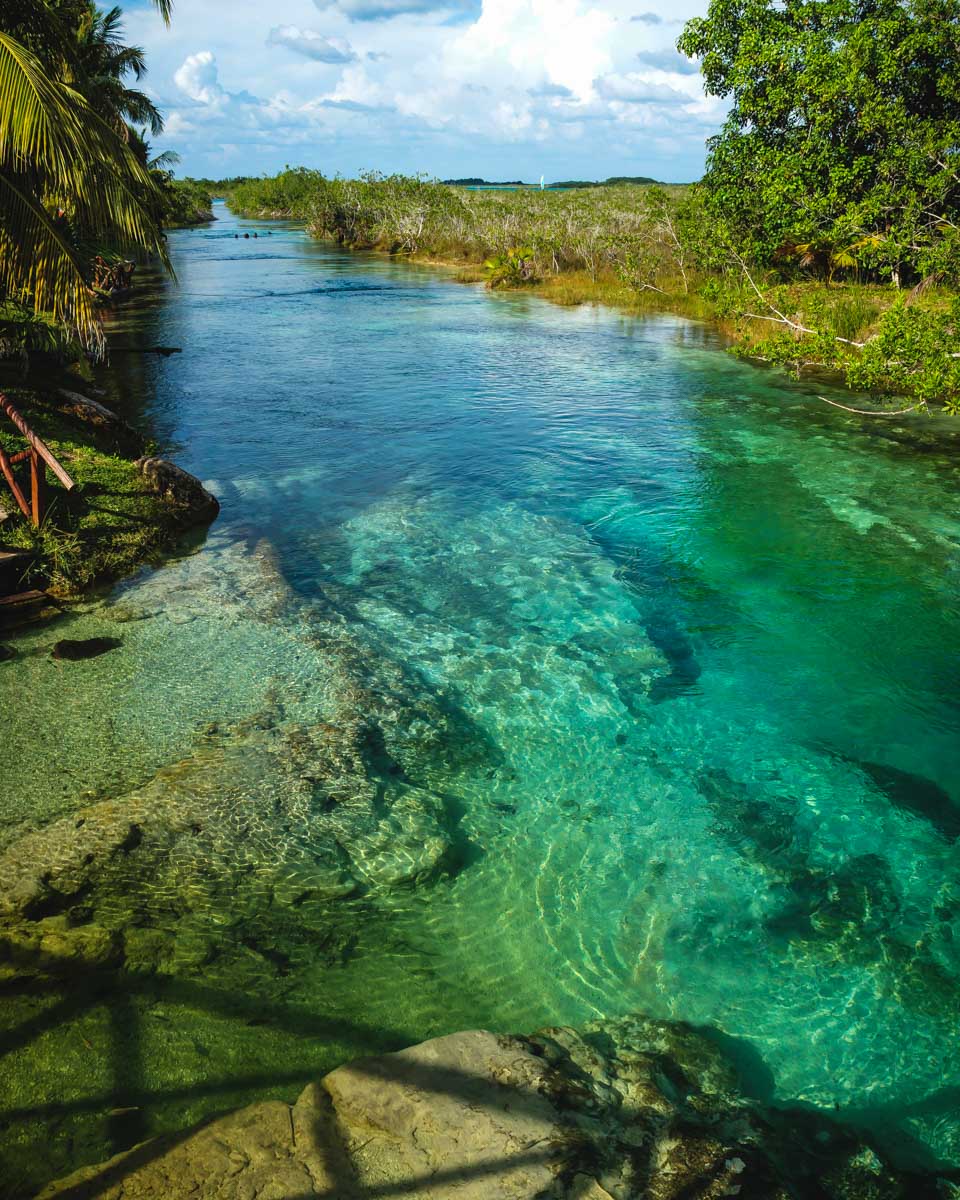 Los Rapidos seen in Bacalar Mexico