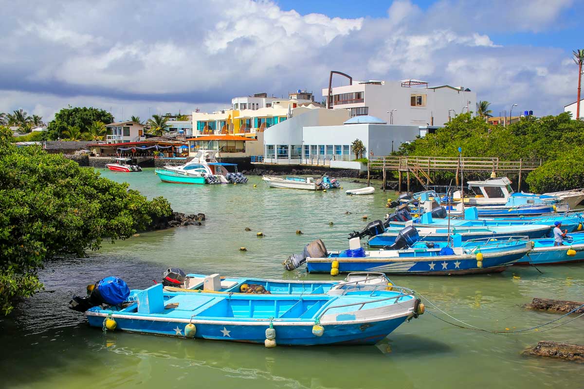 Puerto Ayora Jetty in Galapagos Ecuador
