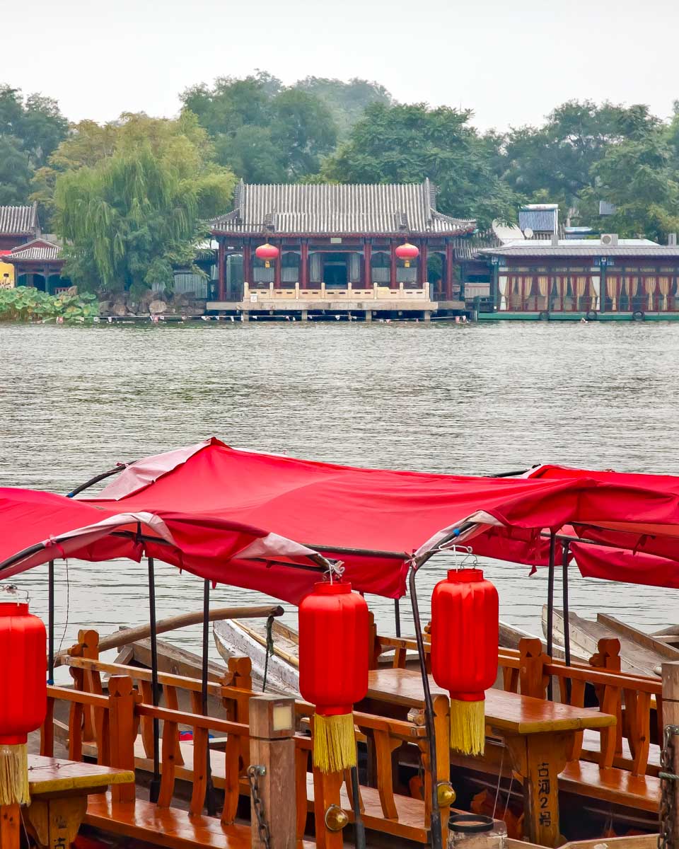 Red Boats Houhai Lake Beijing, China