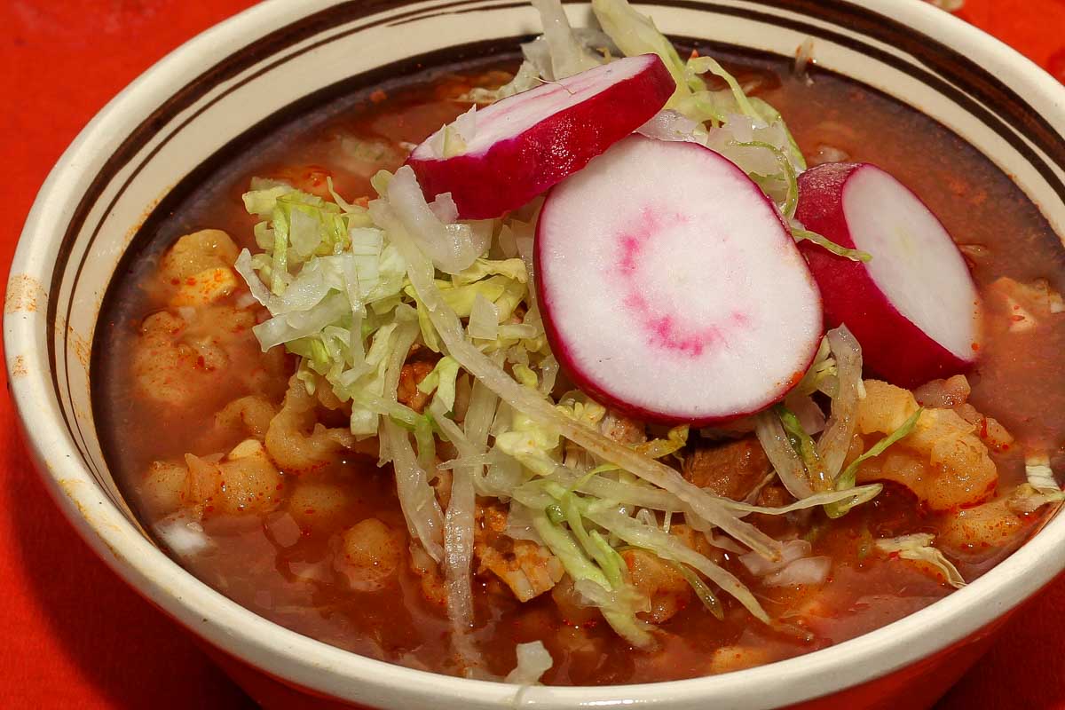 Soup eaten for lunch in Bacalar Mexico