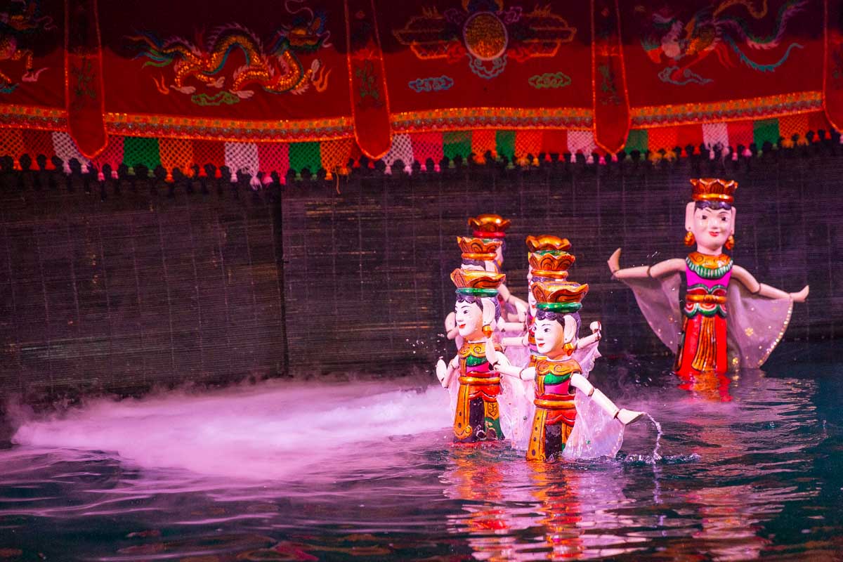 Thang Long Water Puppet Show in Hanoi Vietnam