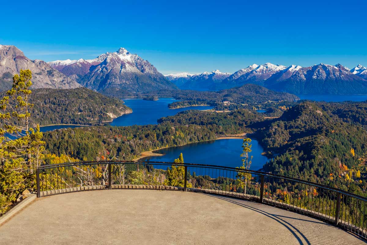 The Cerro Campanario viewpoint Near Bariloche Argentina