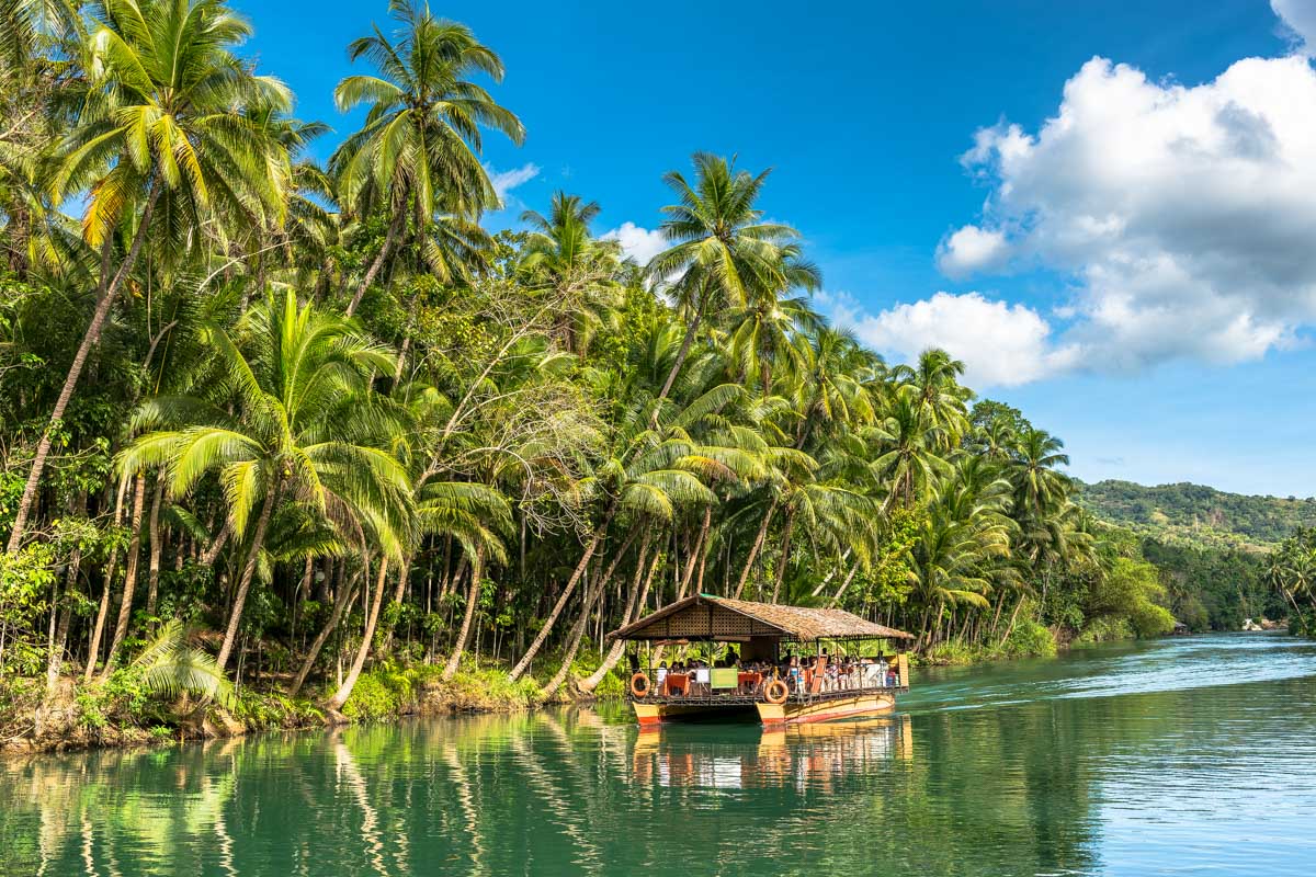The Loboc River in Bohol Philippines