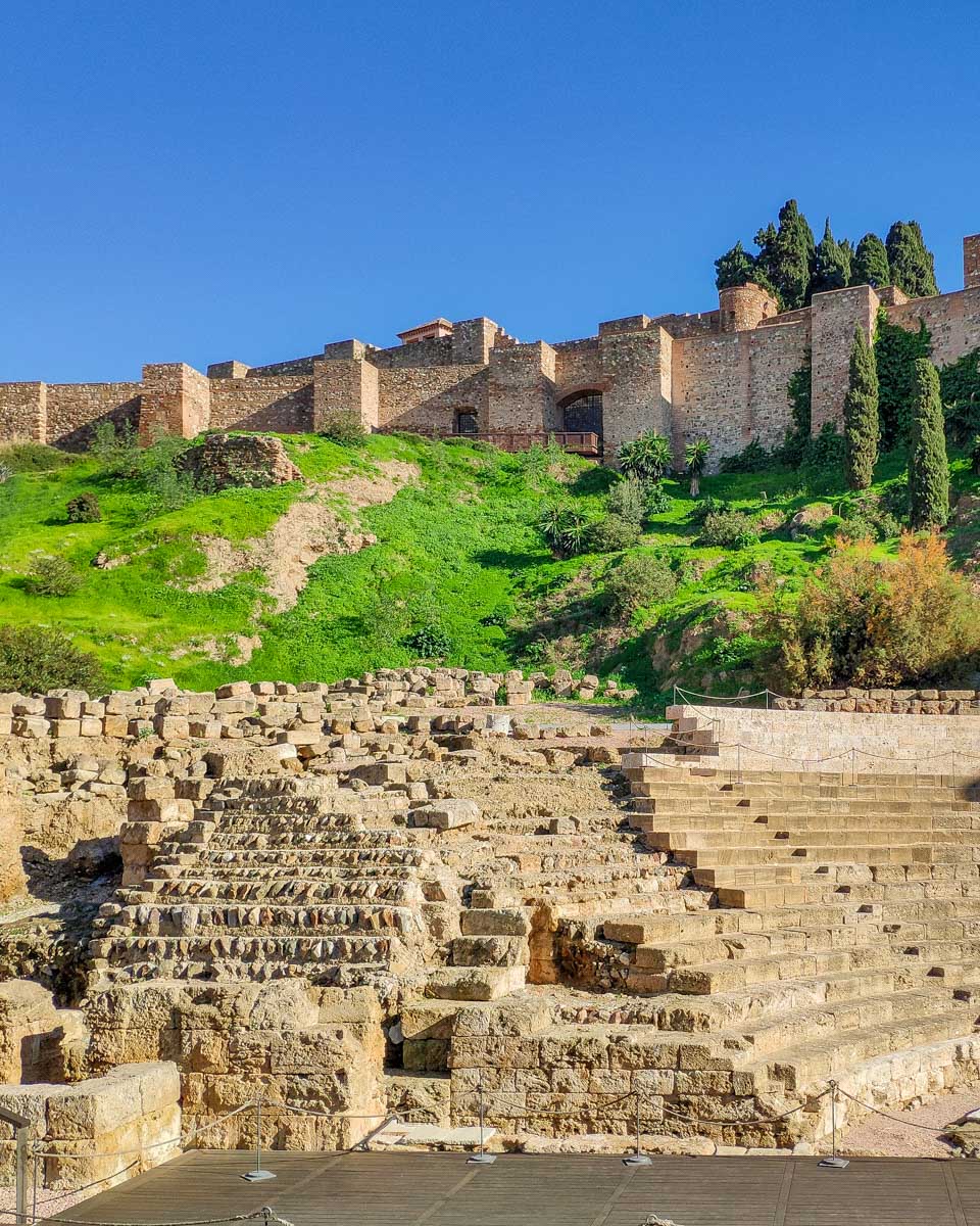 The Roman Theatre in Malaga Spain