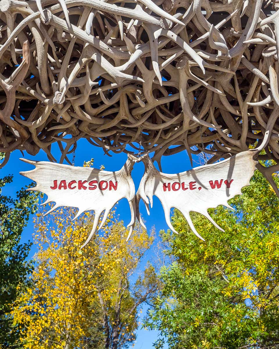 The antler arches of Jackson Hole Wyoming near the Grand Tetons National Park (2)