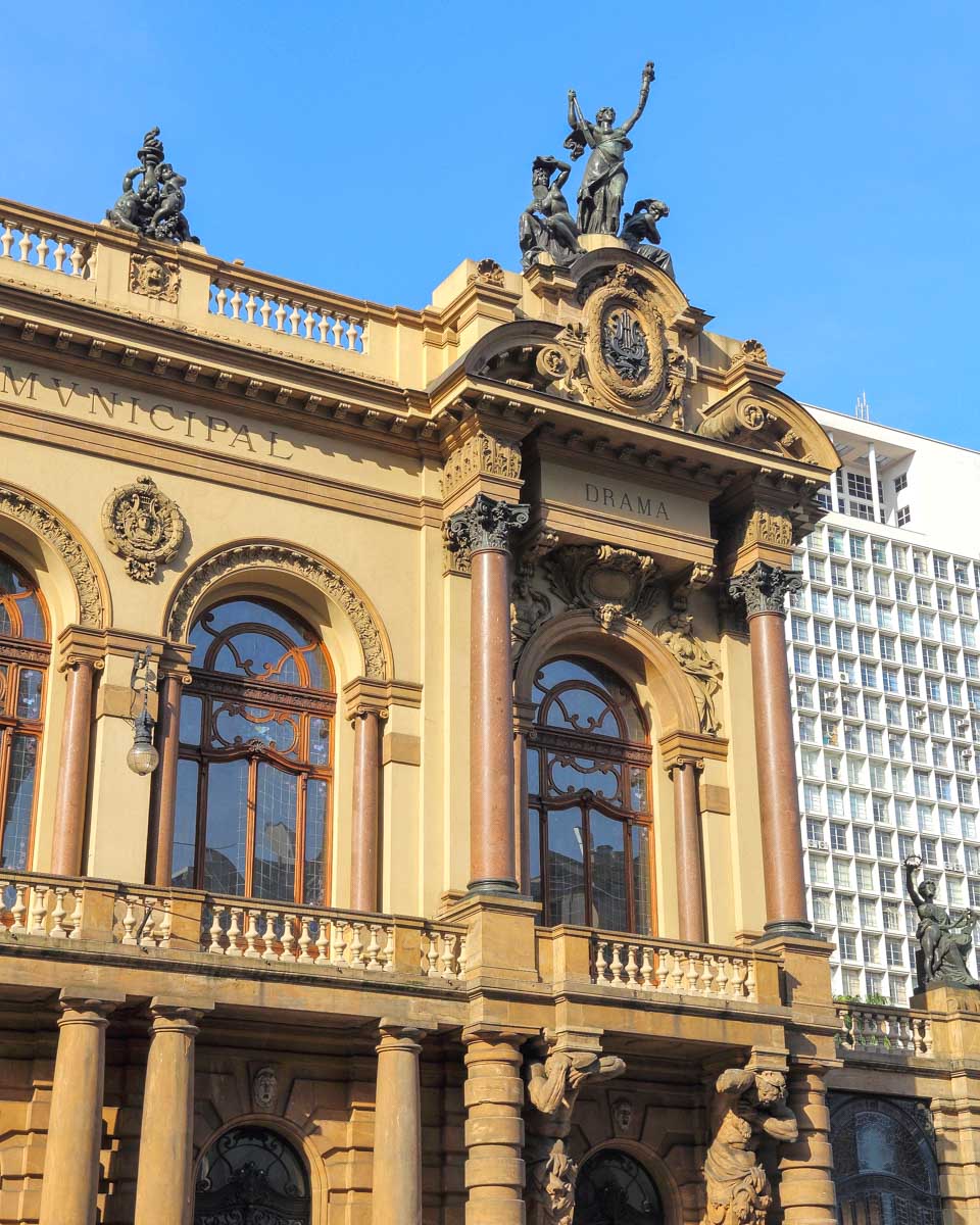 Theatro Municipal De Sao Paulo in Sao Paulo Brazil