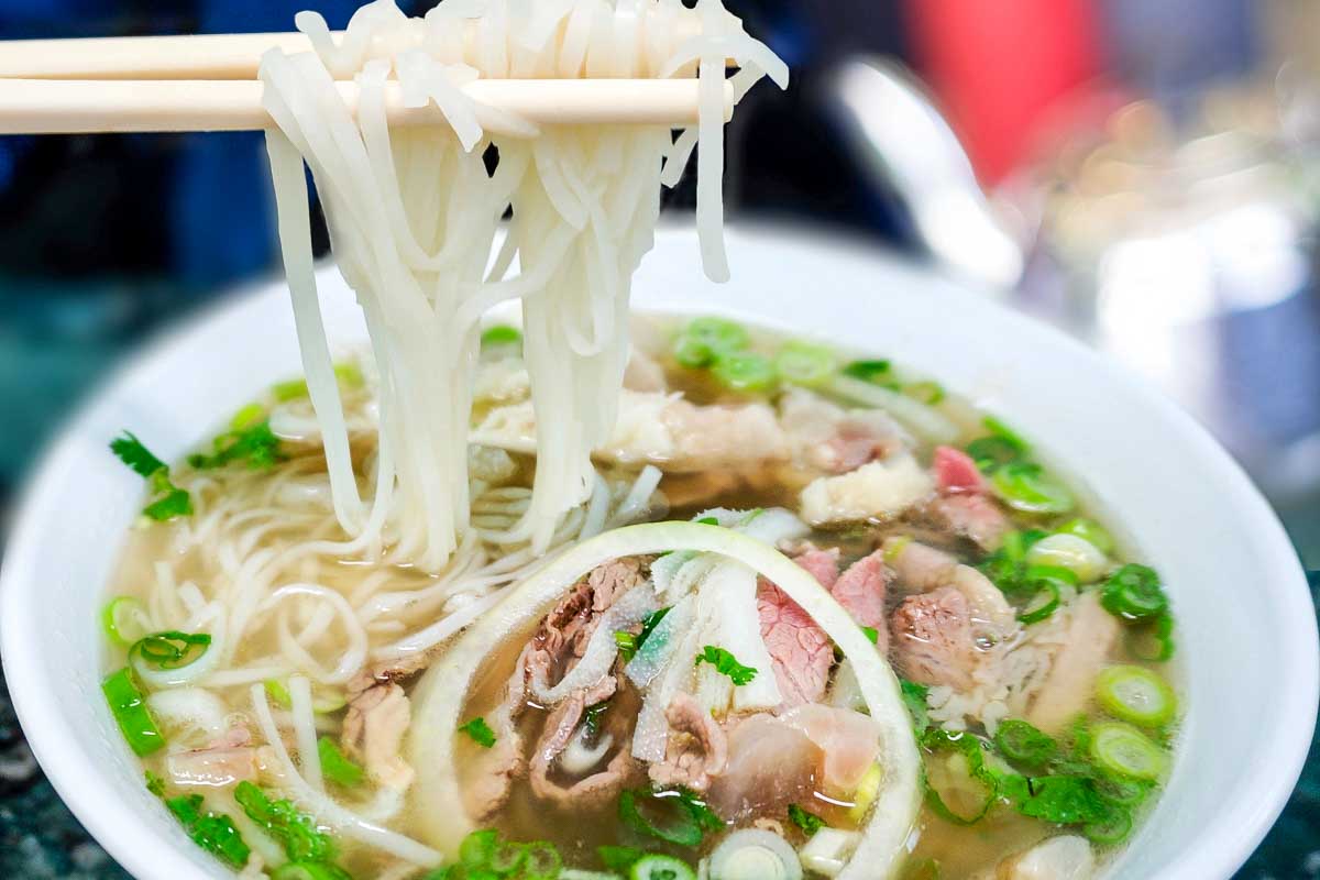 Traditional Vietnamese Pho in Ho Chi Minh Vietnam