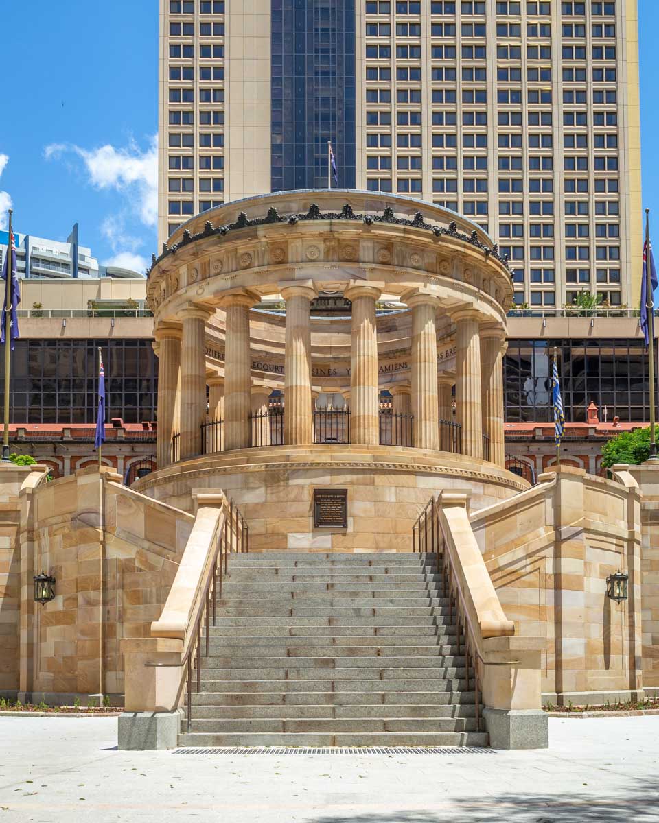 ANZAC Square and central railway station, Brisbane