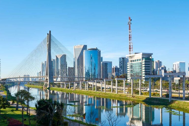 Cityscape photo of Sao Paulo Brazil