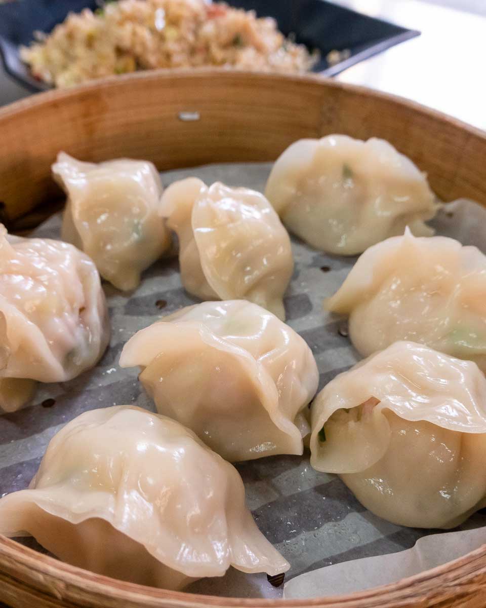 Dumplings eaten in Manila Philippines