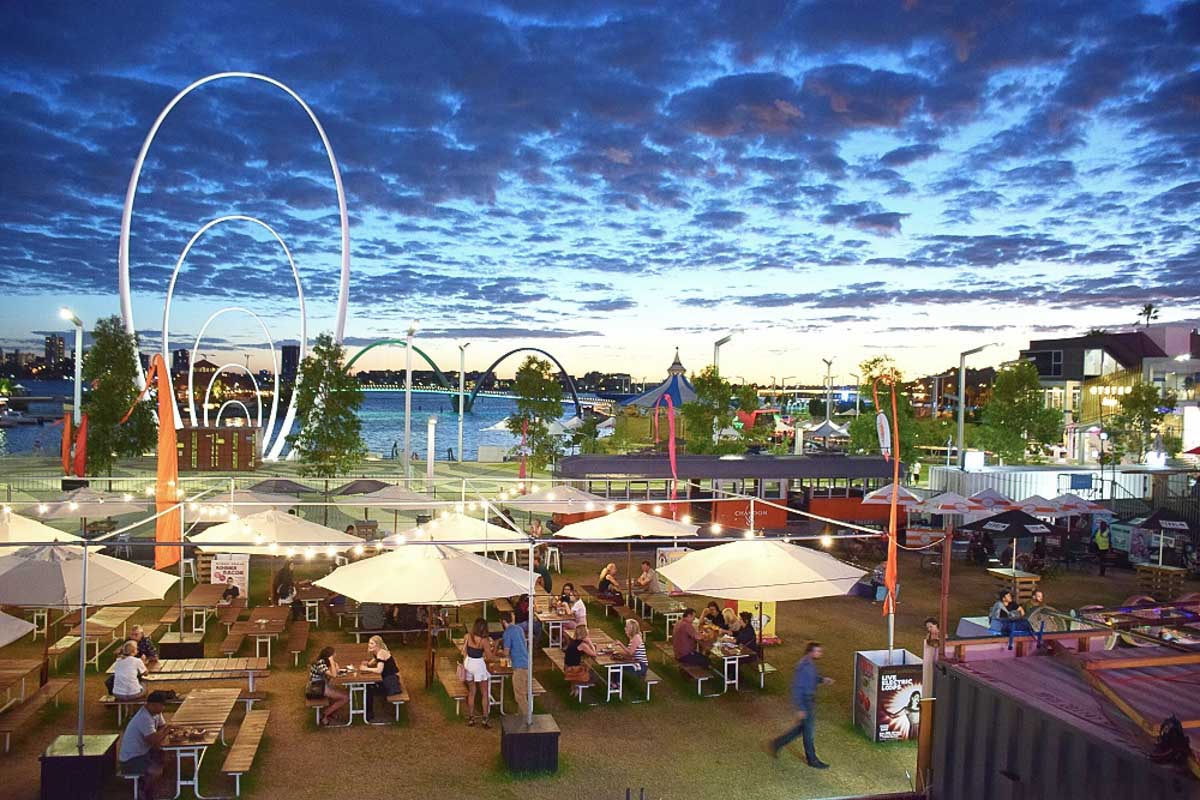 Perth city elizabath quay