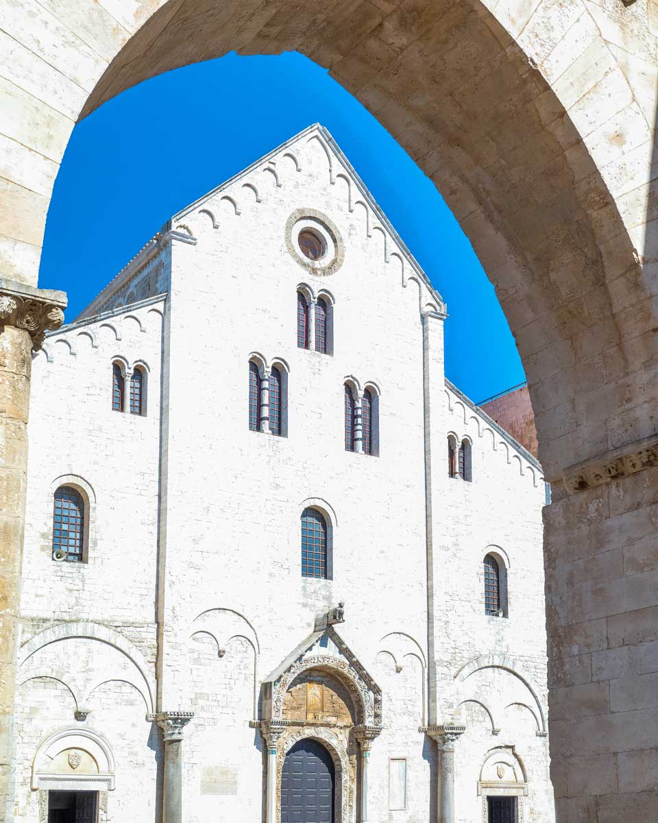 St. Nicholas Basilica or Basilica di San Nicola in Old Town Bari near Puglia Italy