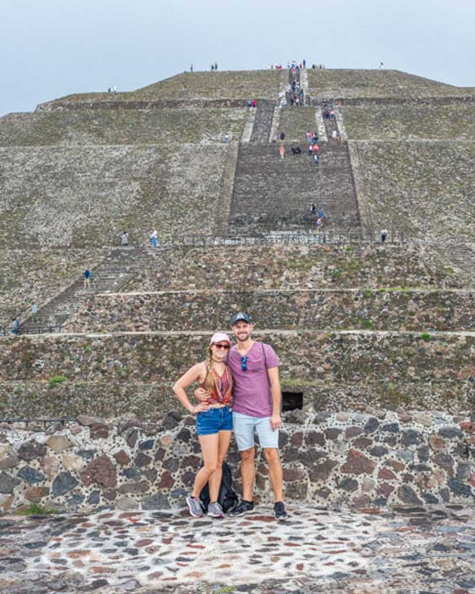 Teotihuacan ruins near Mexico City Mexico