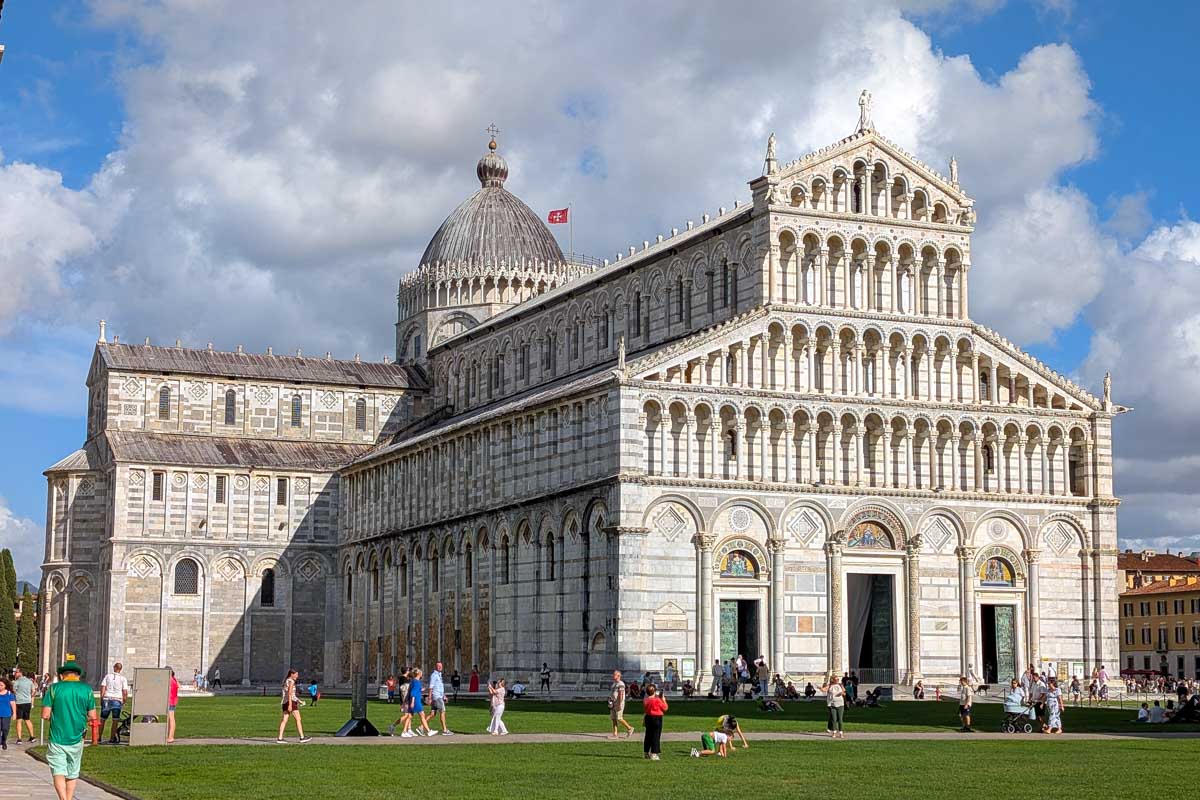 The Pisa Cathedral in Pisa Italy