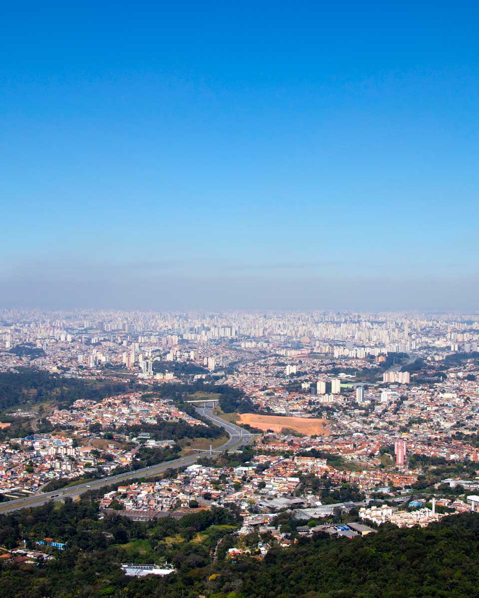 View of Sao Paulo from Pico do Jaragu