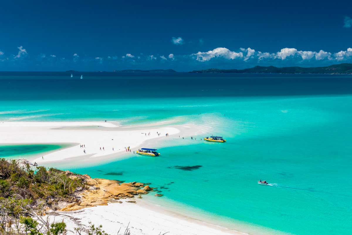 View of Whitehaven Beach near Airlie Australia (1)