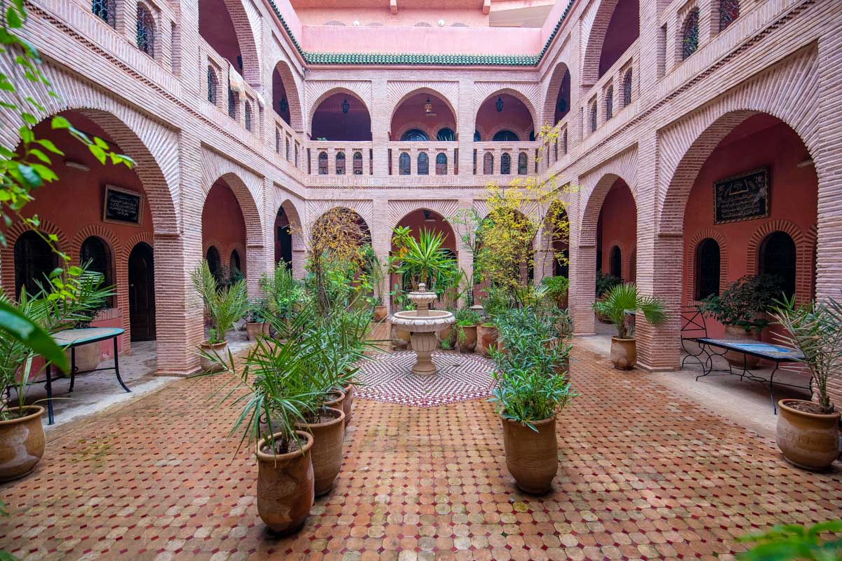 A riad in Marrakech, Morocco