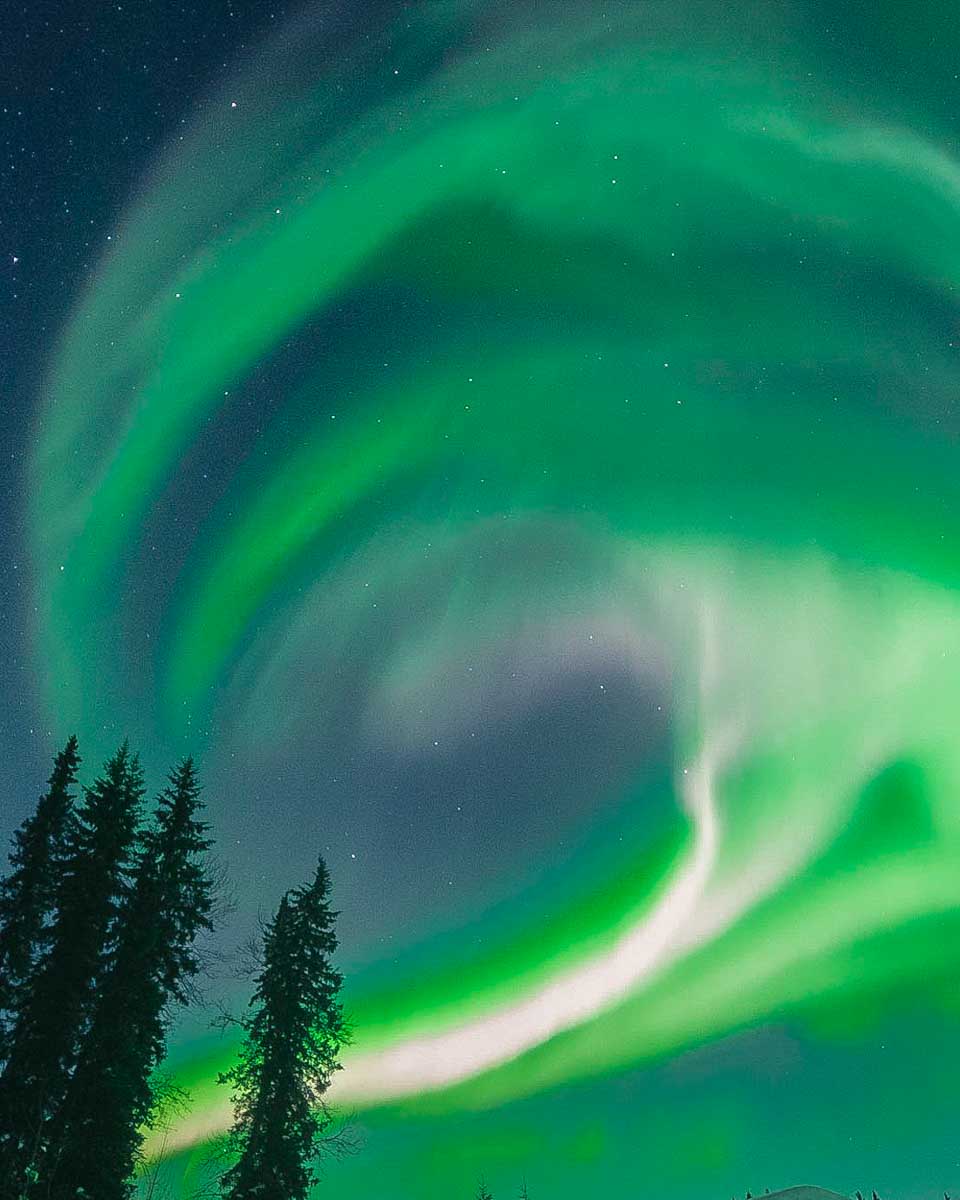 The-Northern-Lights-seen-on-a-tour-from-Rovaniemi, Finland