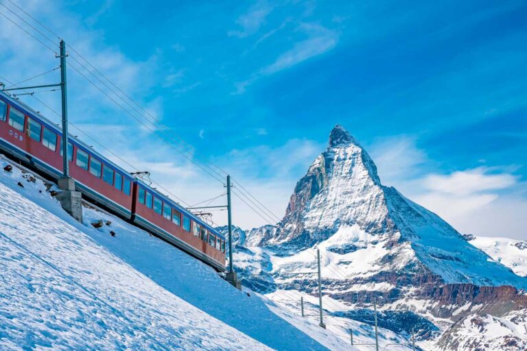 The train to Mount Gornergrat from Zermatt Switzerland 1 (1)
