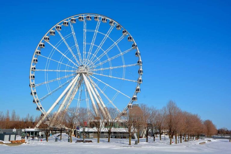 Ferris wheel in Old Port Montreal Quebec