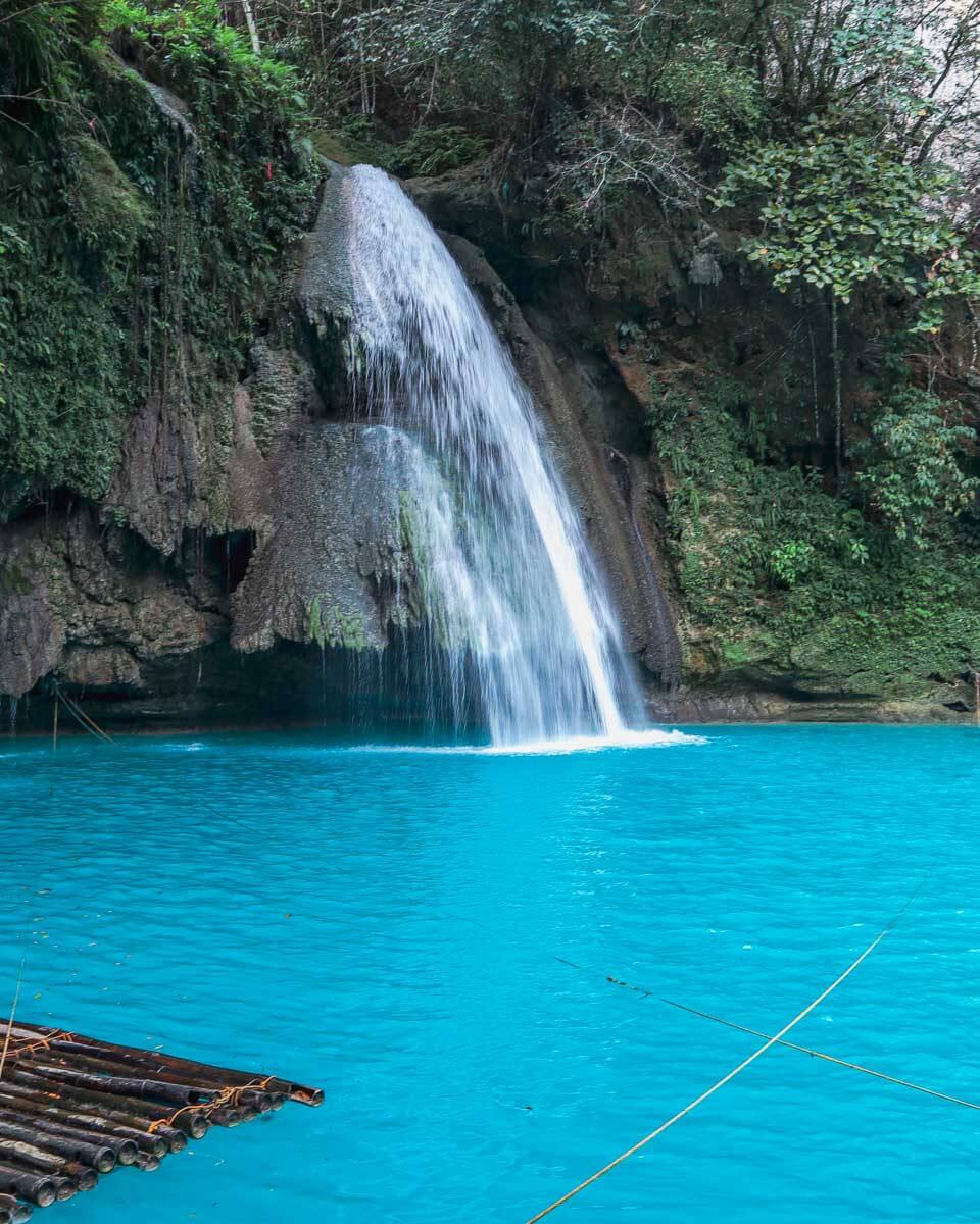 Kawasan Falls seen near Cebu Philippines