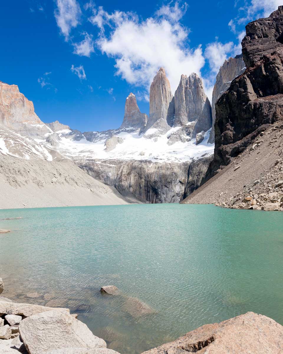 Mirador Las Torres in Torres del Paine NP Argentina