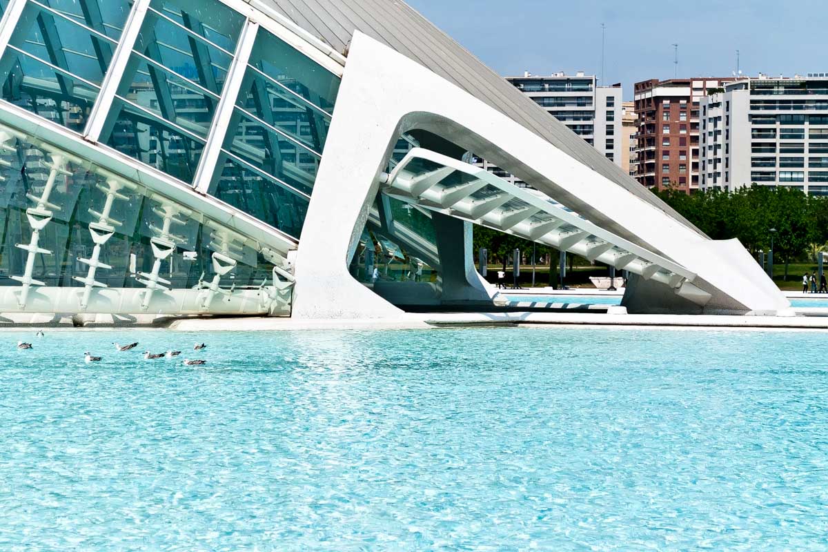 At the Hemisfèric museum in Valencia Spain