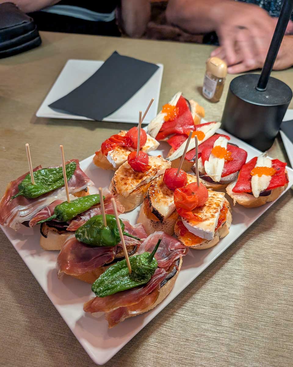 Pintxos-tapas-food-eaten-in-San Sebastian-Spain