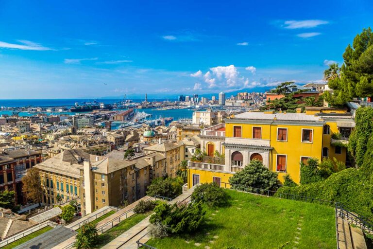 Port of Genoa in Italy