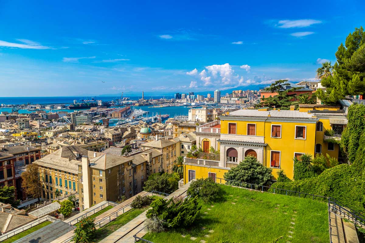 Port of Genoa in Italy