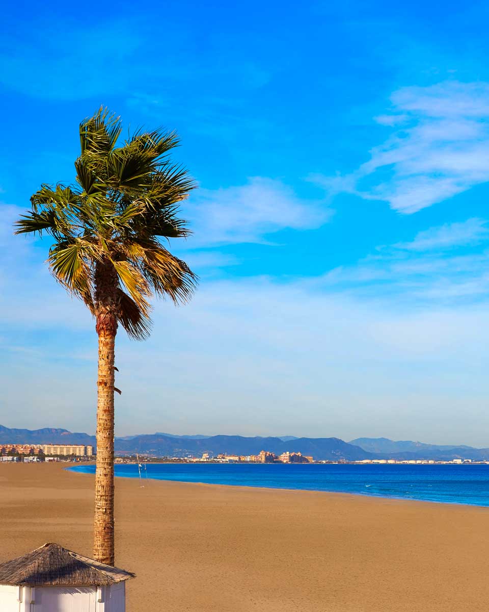 Valencia La Malvarrosa beach in Spain (1)